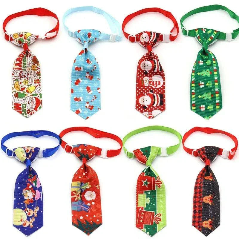 Holiday Christmas Tie Collar