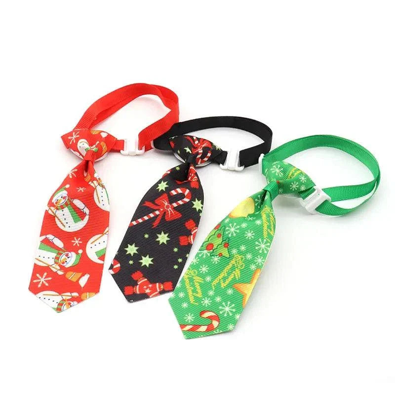 Holiday Christmas Tie Collar