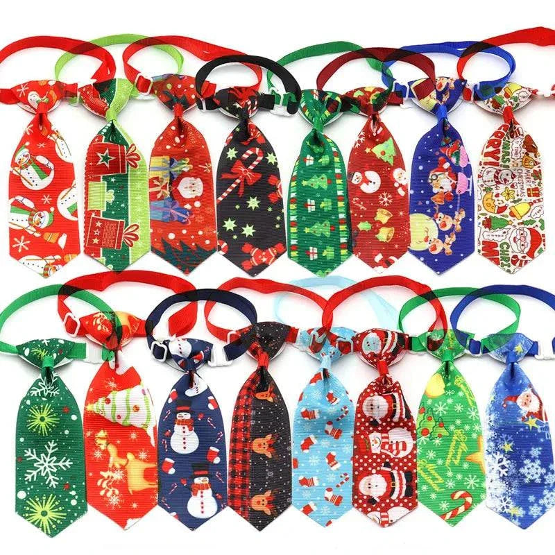 Holiday Christmas Tie Collar