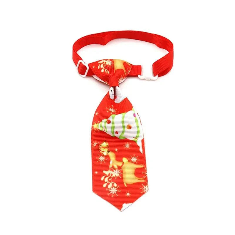 Holiday Christmas Tie Collar