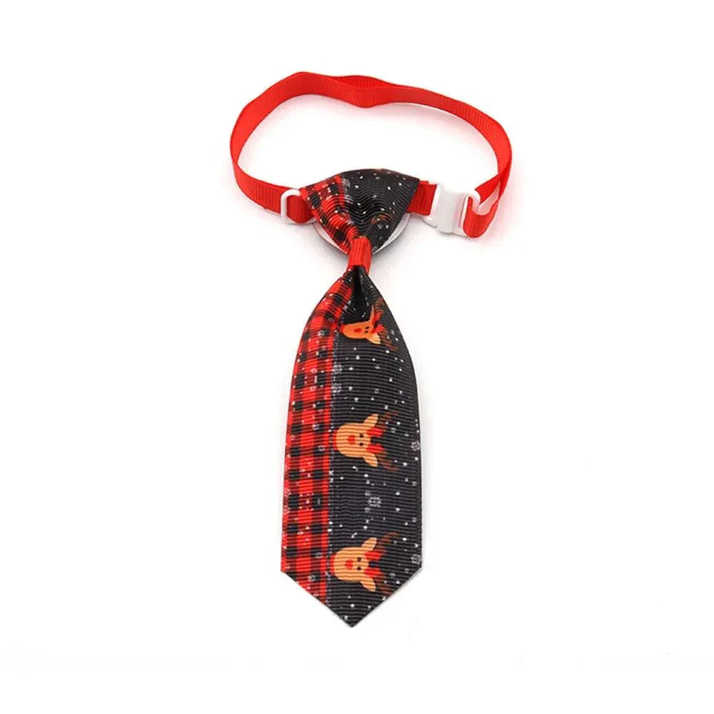 Holiday Christmas Tie Collar