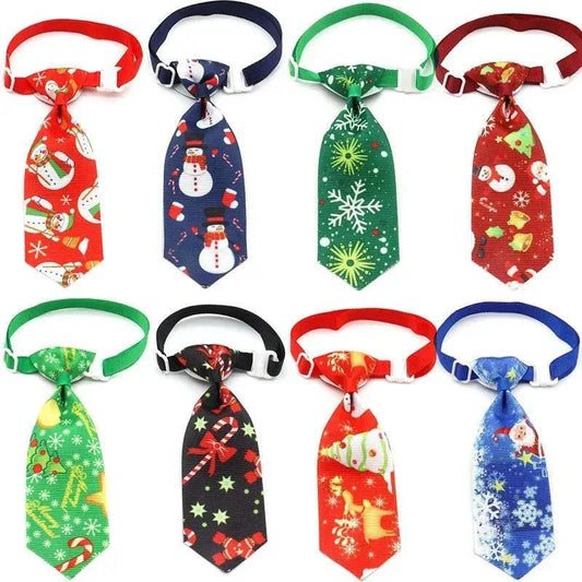 Holiday Christmas Tie Collar